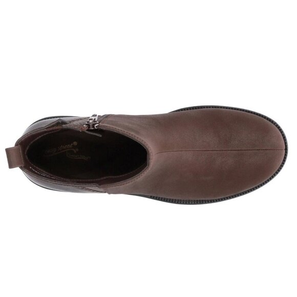 Easy Street MYSTERY Women's Ankle Boots Lug Sole Booties Brown Size 8.5 - Picture 6 of 8